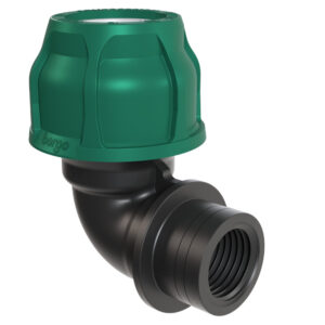 Kolano PE F (GW) 25-1/2", PN10, Bergo